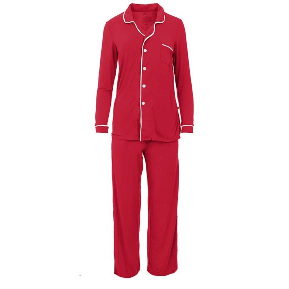 Woman’s Kickee Pants PJ red/crimson size L Christmas